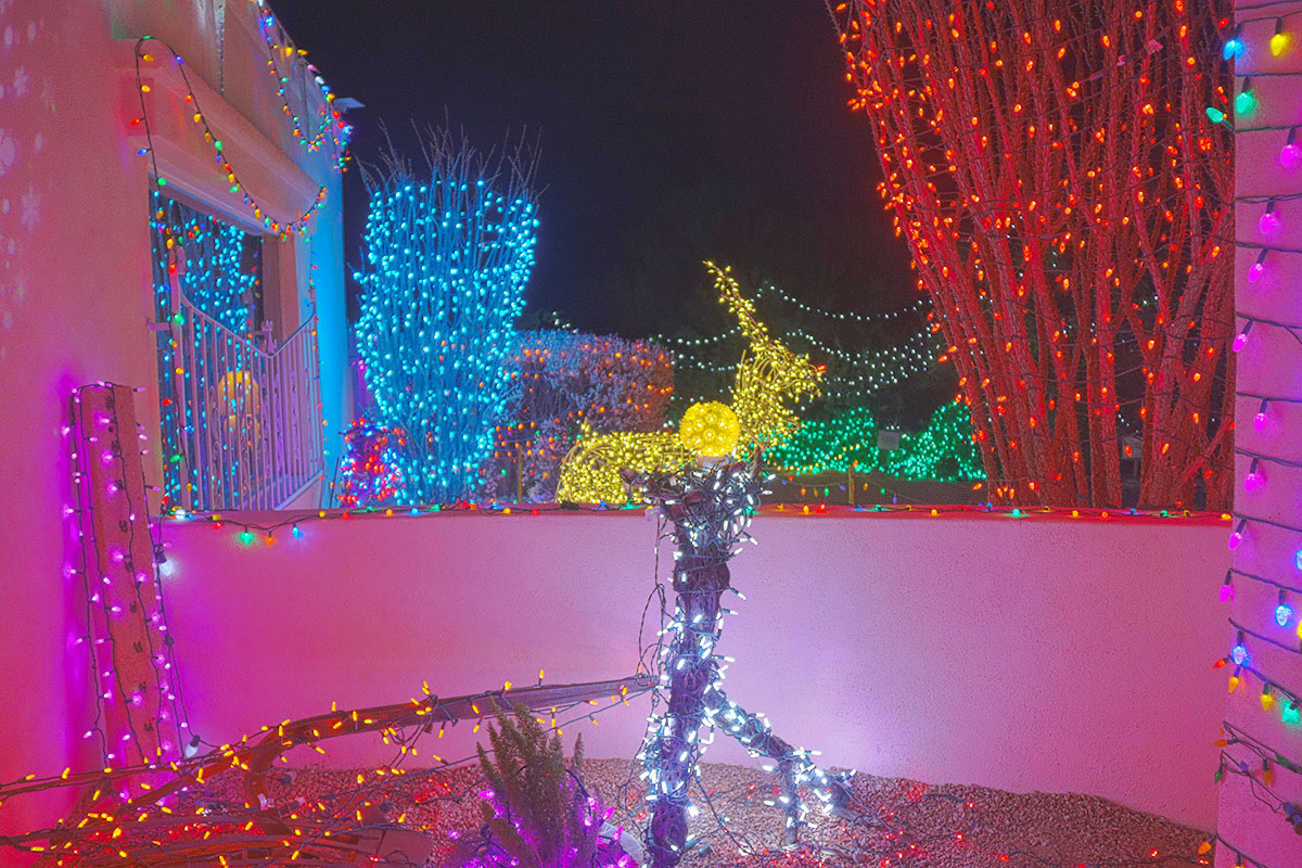 Front door looking east