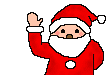 Animated Santa waving